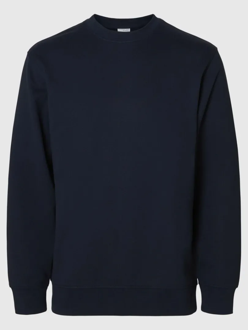 bomuld_sweatshirt_3.webp Hættetrøjer & Sweatshirts>SELECTED 100% BOMULD SWEATSHIRT Blue