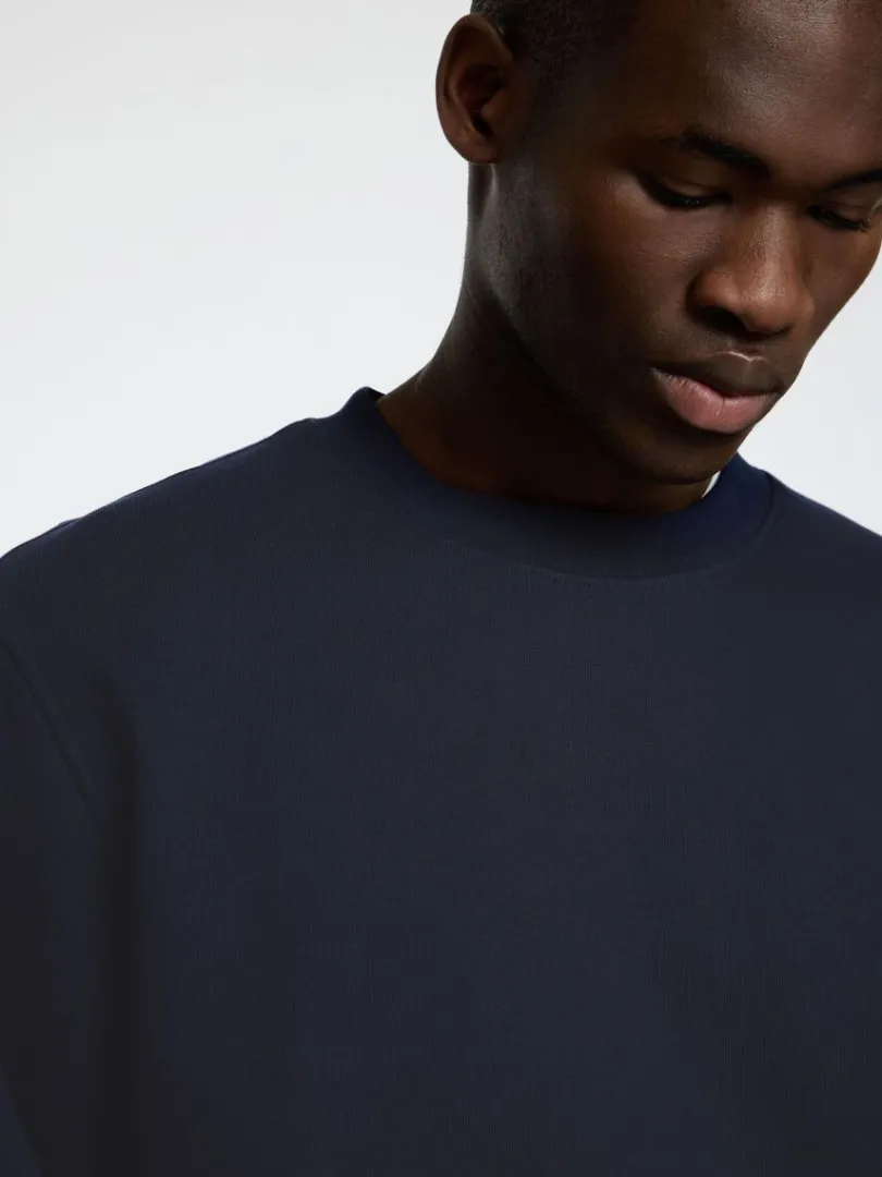 bomuld_sweatshirt_4.webp Hættetrøjer & Sweatshirts>SELECTED 100% BOMULD SWEATSHIRT Blue