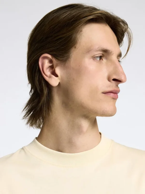 T-shirts>SELECTED 100% BOMULD TOP MED LANGE ÆRMER Beige