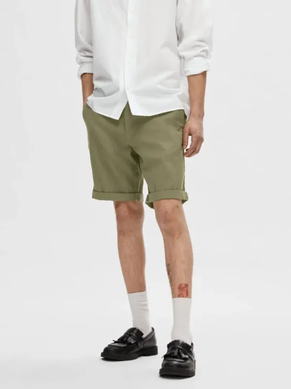 Shorts>SELECTED BOMULDSFLEX SHORTS Green