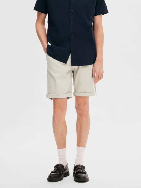 Shorts>SELECTED BOMULDSFLEX SHORTS Beige