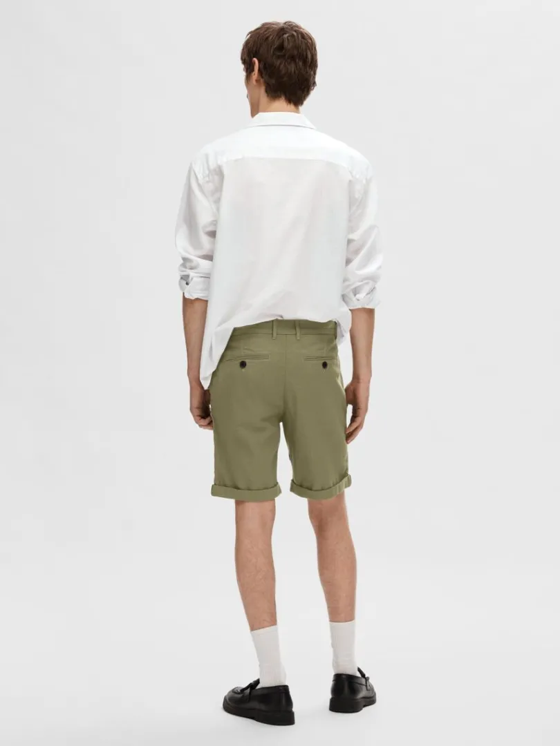 bomuldsflex_shorts_1-5.webp Shorts>SELECTED BOMULDSFLEX SHORTS Green