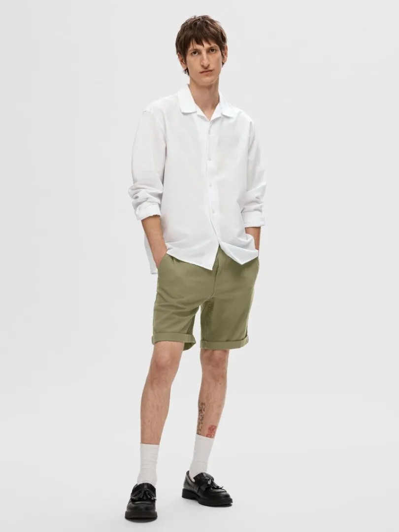bomuldsflex_shorts_2-3.webp Shorts>SELECTED BOMULDSFLEX SHORTS Green