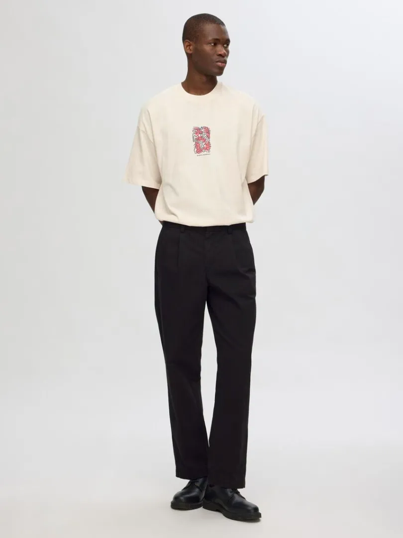 boxy_fit_tshirt_1.webp T-shirts>SELECTED BOXY FIT T-SHIRT Beige