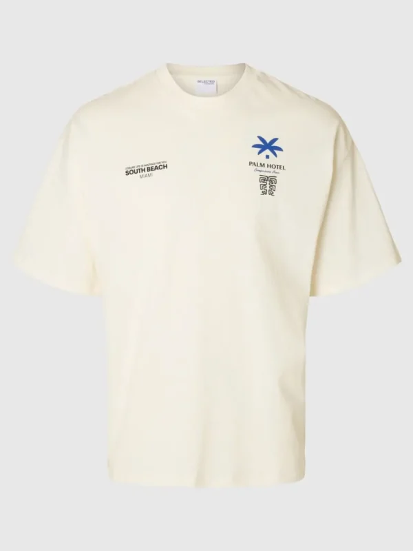 T-shirts>SELECTED BOXY FIT T-SHIRT White