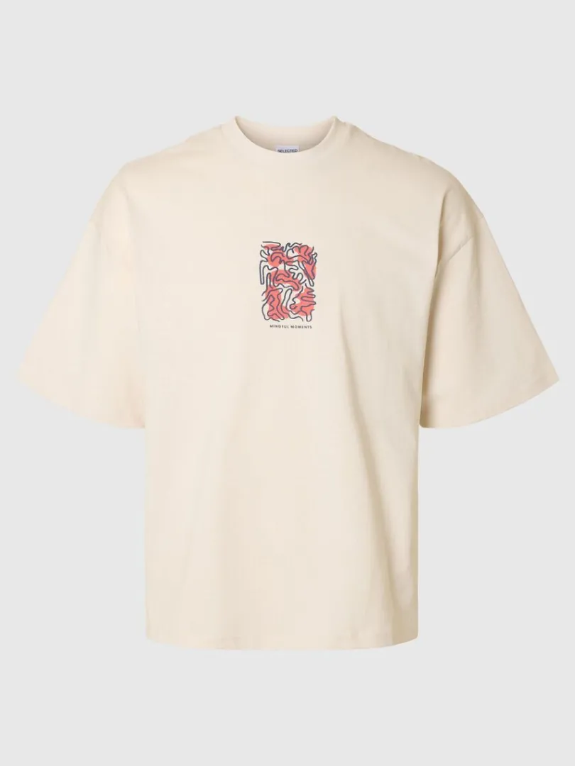 boxy_fit_tshirt_5.webp T-shirts>SELECTED BOXY FIT T-SHIRT Beige