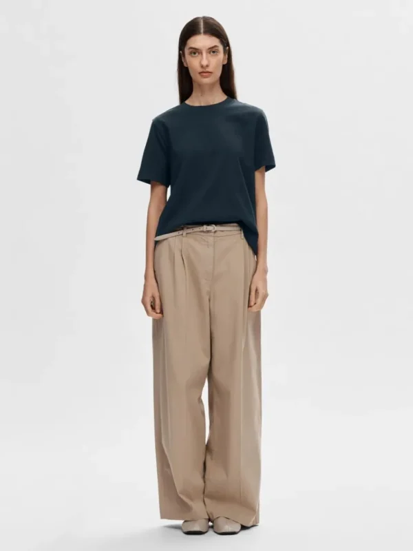 T-shirts>SELECTED BOXY T-SHIRT Blue