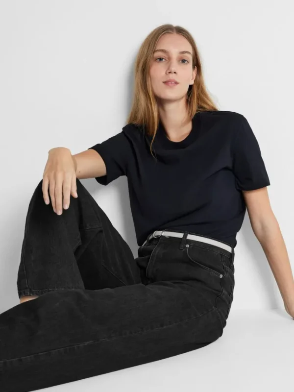 T-shirts>SELECTED BOXY T-SHIRT Black
