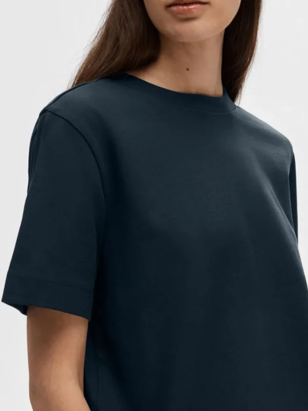 T-shirts>SELECTED BOXY T-SHIRT Blue