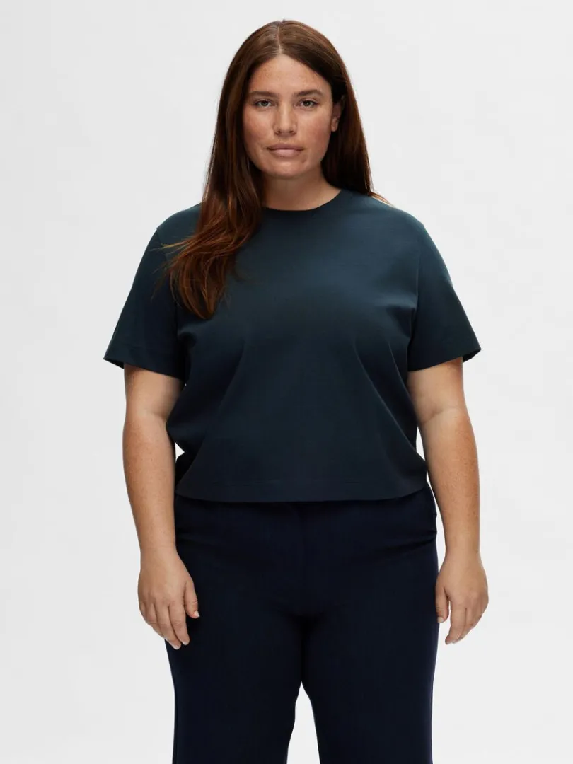 boxy_tshirt_7-2.webp T-shirts>SELECTED BOXY T-SHIRT Blue