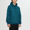 Hættetrøjer & Sweatshirts>SELECTED BRODERET HOODIE Blue