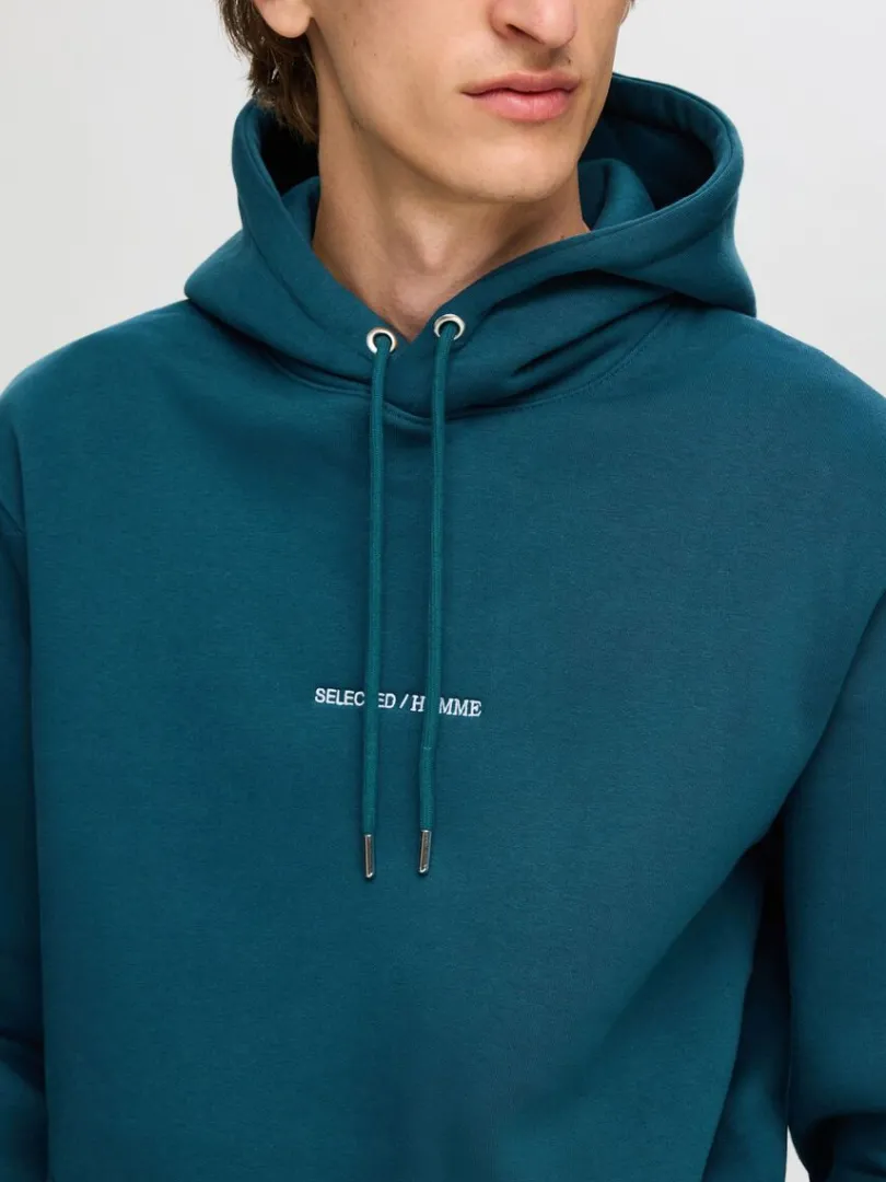 broderet_hoodie_5.webp Hættetrøjer & Sweatshirts>SELECTED BRODERET HOODIE Blue