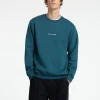 Hættetrøjer & Sweatshirts>SELECTED BRODERET SWEATSHIRT Blue