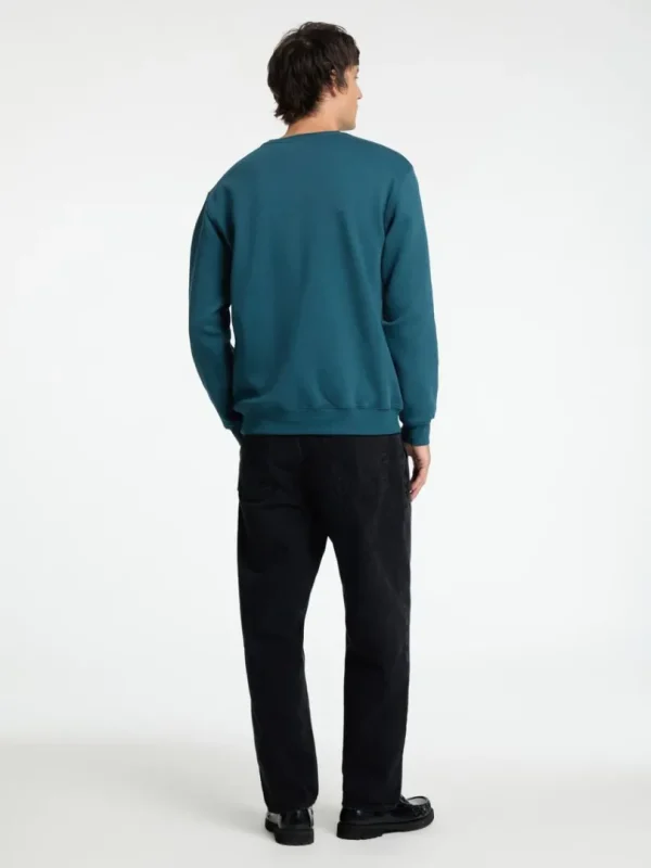 Hættetrøjer & Sweatshirts>SELECTED BRODERET SWEATSHIRT Blue