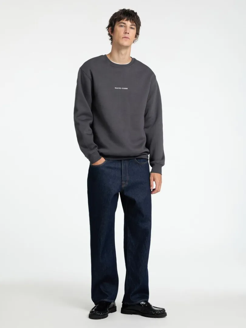 broderet_sweatshirt_2-1.webp Hættetrøjer & Sweatshirts>SELECTED BRODERET SWEATSHIRT Grey