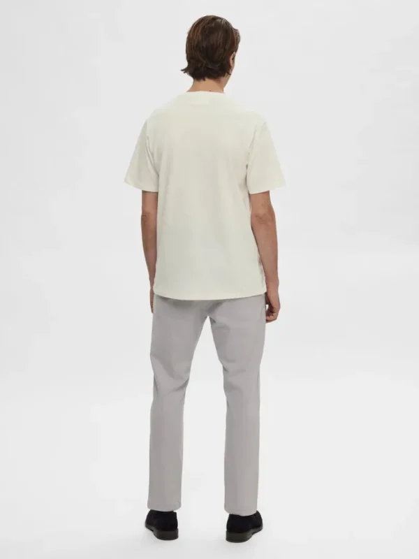 T-shirts>SELECTED BRODERET T-SHIRT White
