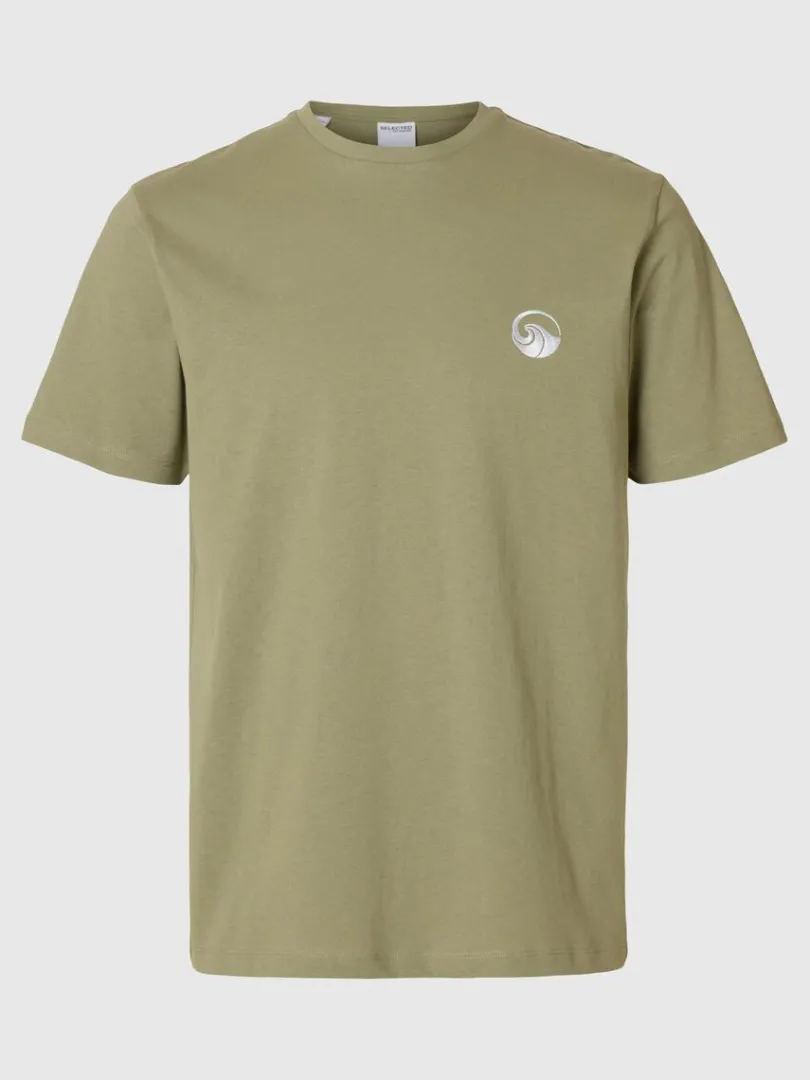 broderet_tshirt_5-3.webp T-shirts>SELECTED BRODERET T-SHIRT Green