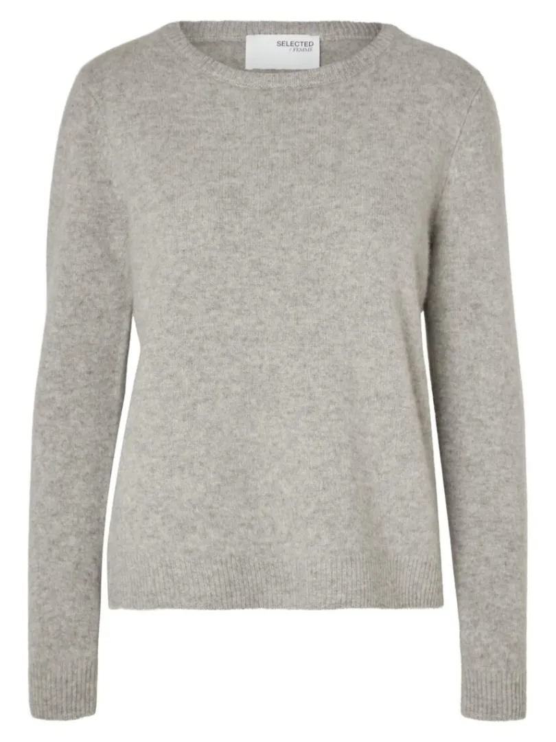 cashmere_striktrje_5-1.webp Strik>SELECTED 100% CASHMERE STRIKTRØJE Grey