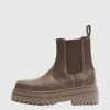 Sko>SELECTED CHUNKY LÆDER CHELSEA-STØVLER Brown