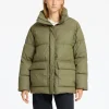 Overtøj>SELECTED COATED DYNEJAKKE Green