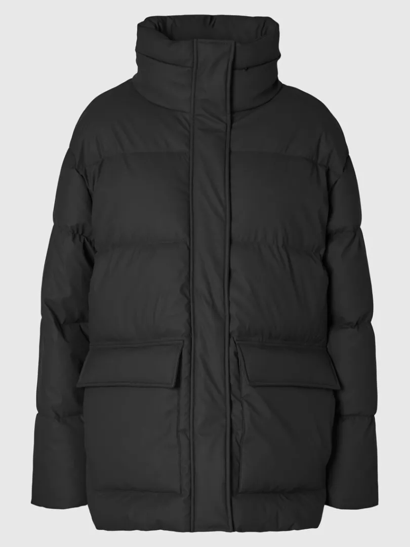 coated_dynejakke_5.webp Overtøj>SELECTED COATED DYNEJAKKE Black