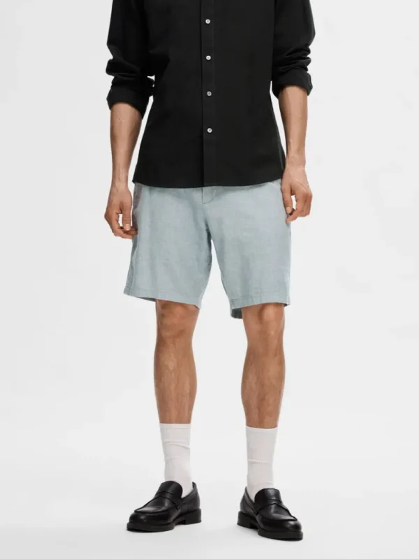 Shorts>SELECTED COMFORT FIT SHORTS Blue