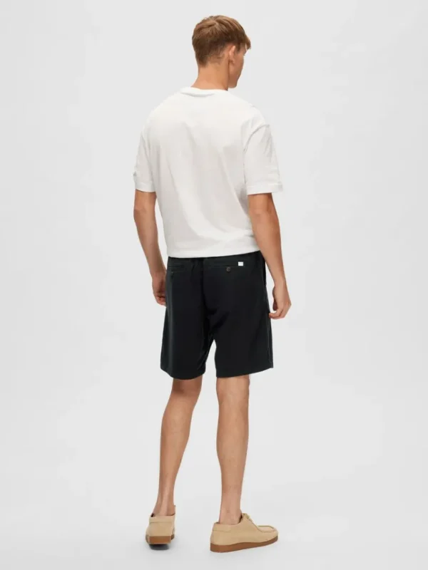 Shorts>SELECTED COMFORT FIT SHORTS Black