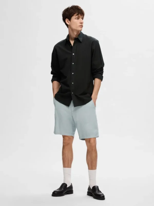 Shorts>SELECTED COMFORT FIT SHORTS Blue