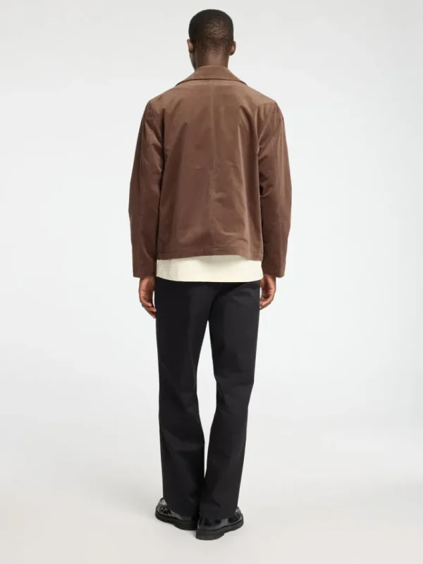 Jakkesæt & Blazers>SELECTED CORDUROY BLAZER Brown