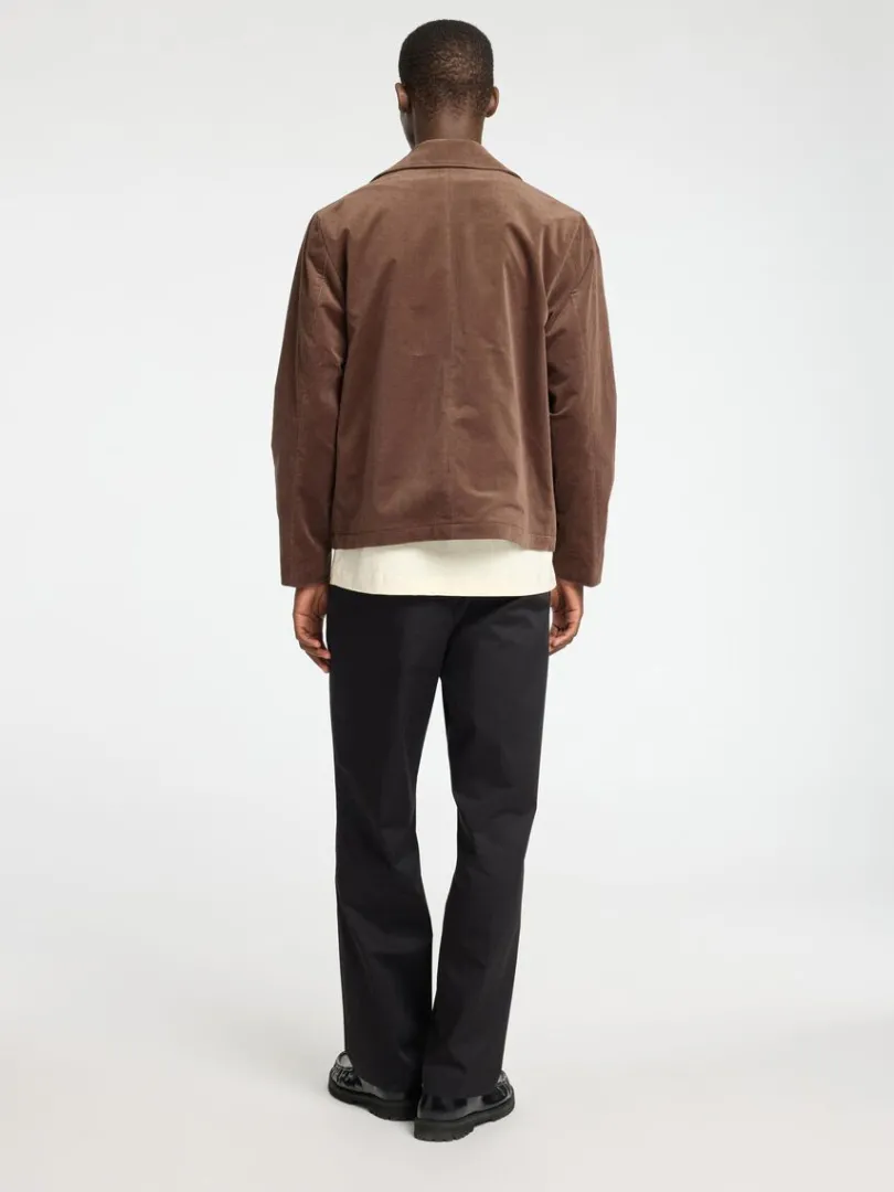 corduroy_blazer_1.webp Jakkesæt & Blazers>SELECTED CORDUROY BLAZER Brown