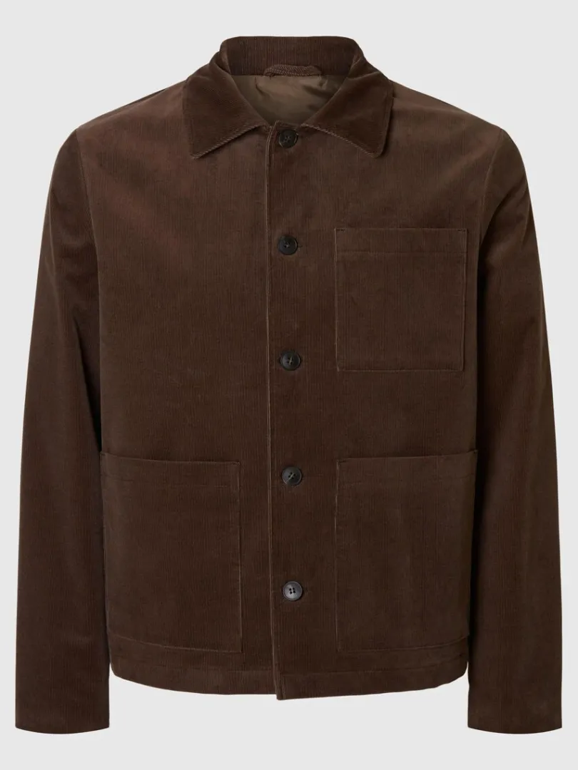 corduroy_blazer_4.webp Jakkesæt & Blazers>SELECTED CORDUROY BLAZER Brown