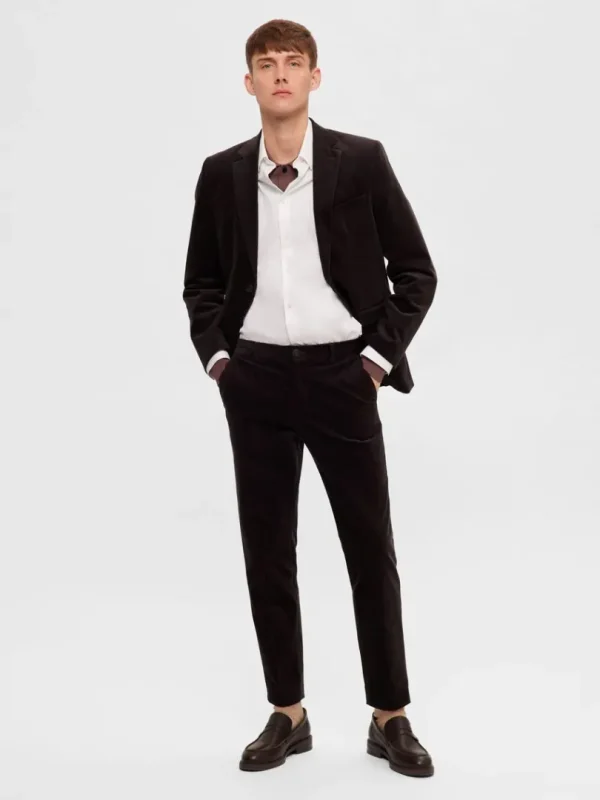 Bukser | Jakkesæt & Blazers>SELECTED CORDUROY BUKSER Brown