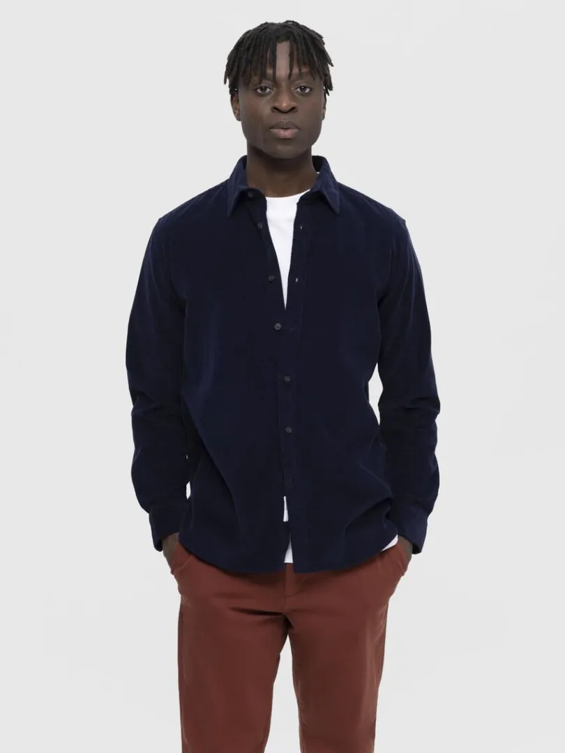 corduroy_skjorte_0-1.webp Skjorter>SELECTED CORDUROY SKJORTE Blue