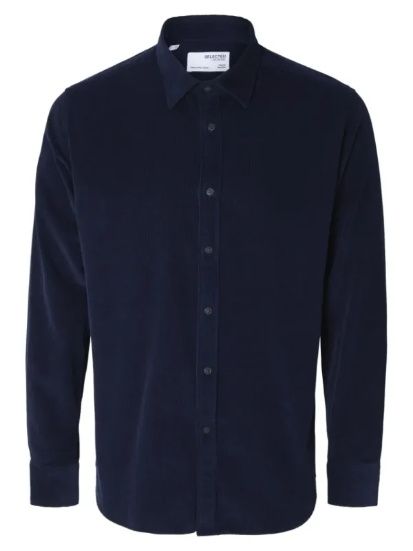 Skjorter>SELECTED CORDUROY SKJORTE Blue