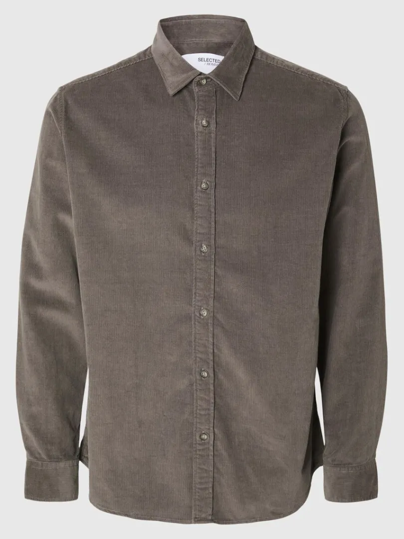 corduroy_skjorte_4.webp Skjorter>SELECTED CORDUROY SKJORTE Brown
