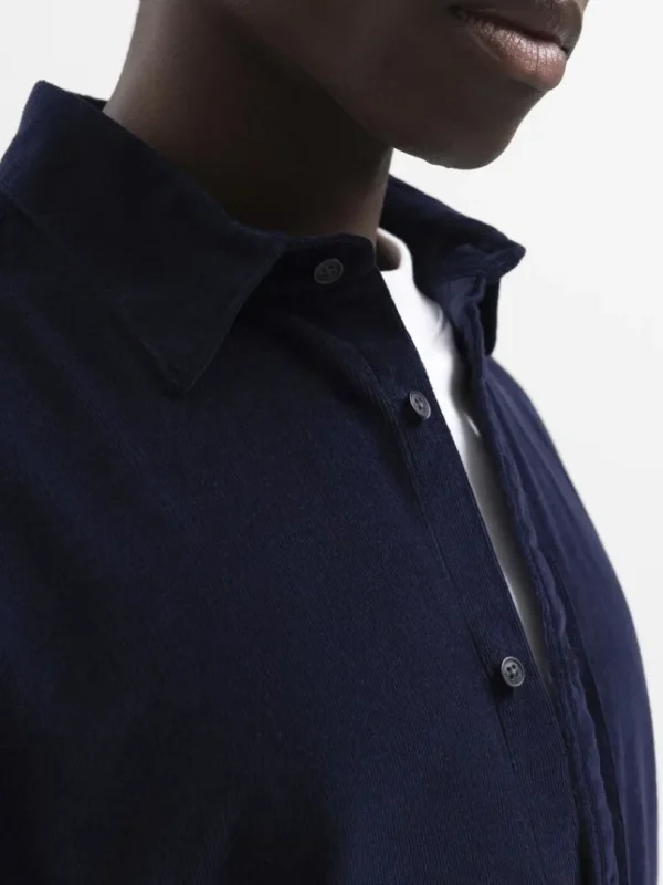 Skjorter>SELECTED CORDUROY SKJORTE Blue