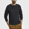 Strik>SELECTED CREW NECK STRIKTRØJE Grey