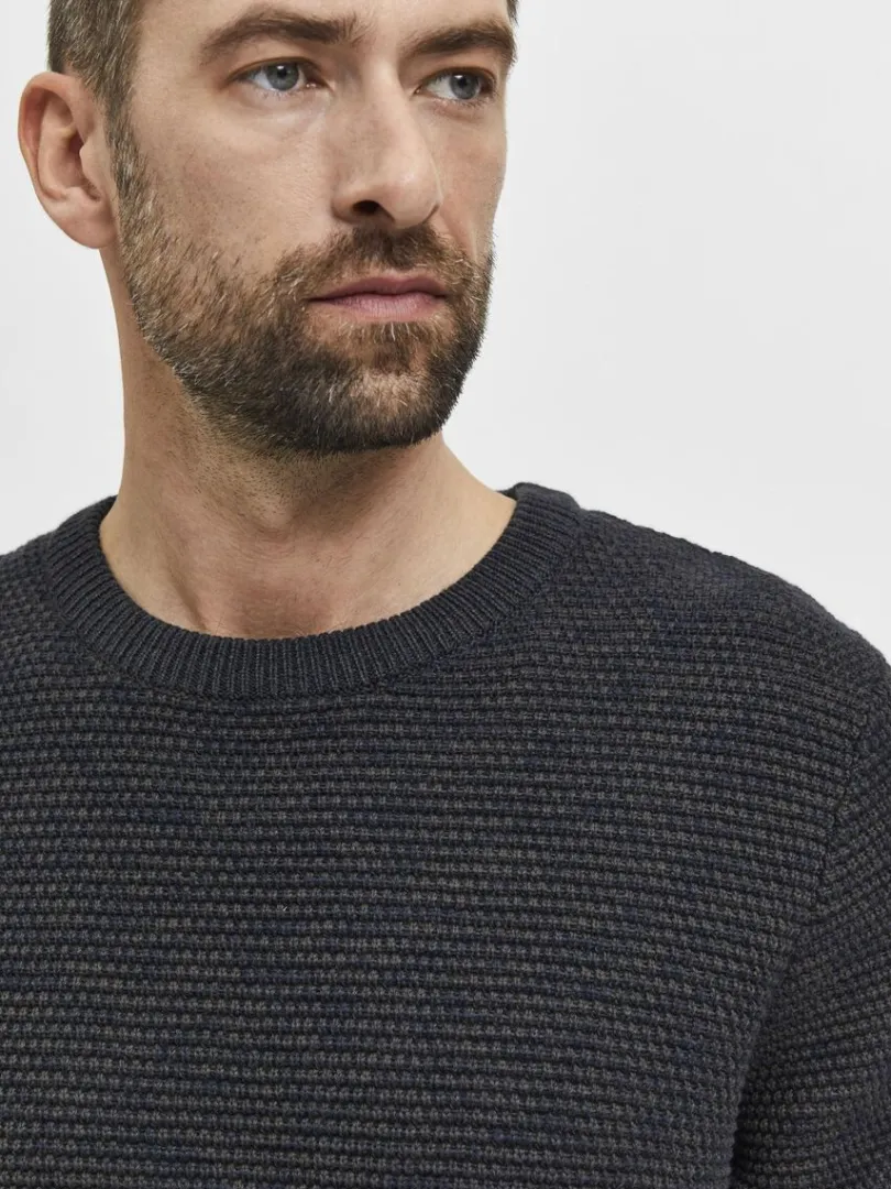 crew_neck_striktrje_3-5.webp Strik>SELECTED CREW NECK STRIKTRØJE Grey