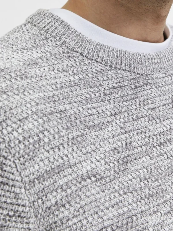 Strik>SELECTED CREW NECK STRIKTRØJE Grey
