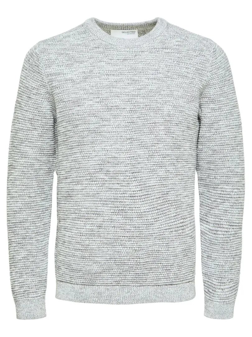 crew_neck_striktrje_4-6.webp Strik>SELECTED CREW NECK STRIKTRØJE Grey