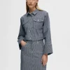 Overtøj>SELECTED CROPPED DENIMJAKKE Blue