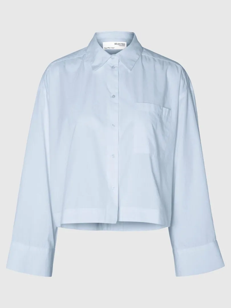 cropped_skjorte_5-1.webp Skjorter>SELECTED CROPPED SKJORTE Blue