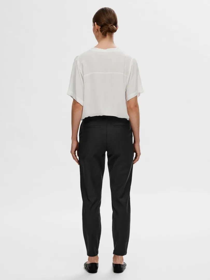 cropped_slim_fit_bukser_4.webp Bukser | Jakkesæt & Blazers>SELECTED CROPPED SLIM FIT BUKSER Black