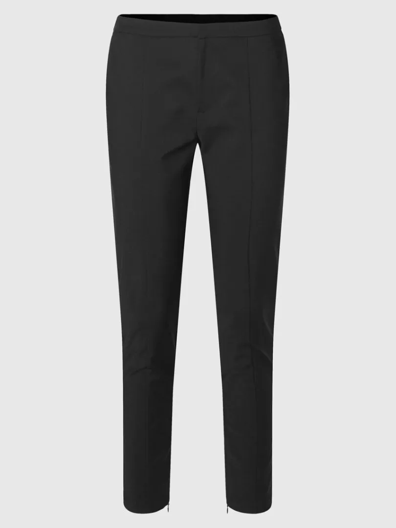 cropped_slim_fit_bukser_5.webp Bukser | Jakkesæt & Blazers>SELECTED CROPPED SLIM FIT BUKSER Black