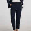Bukser>SELECTED CROPPED TAPERED BUKSER Blue