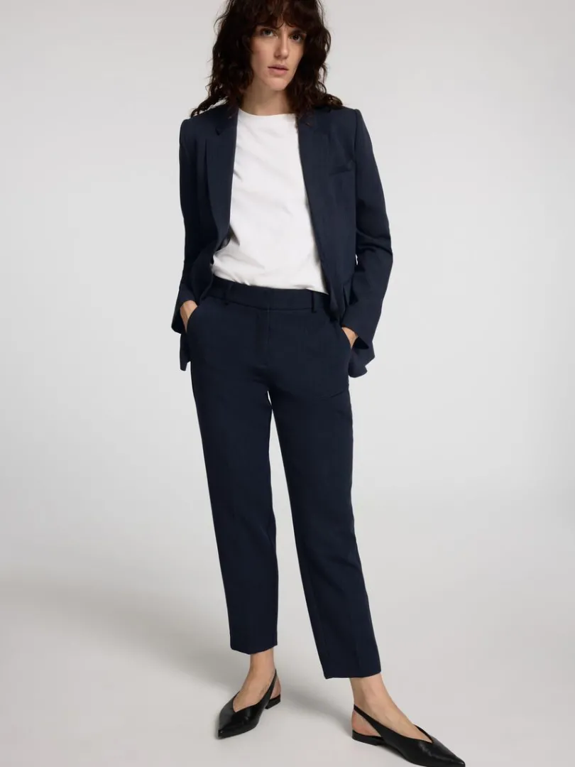 cropped_tapered_bukser_2-2.webp Bukser>SELECTED CROPPED TAPERED BUKSER Blue