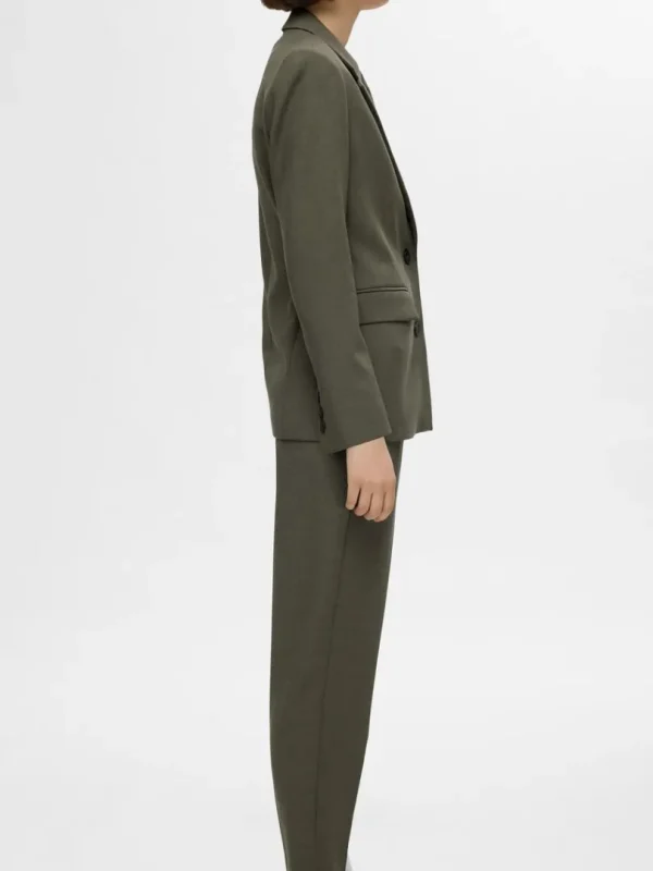 Bukser>SELECTED CROPPED TAPERED BUKSER Green