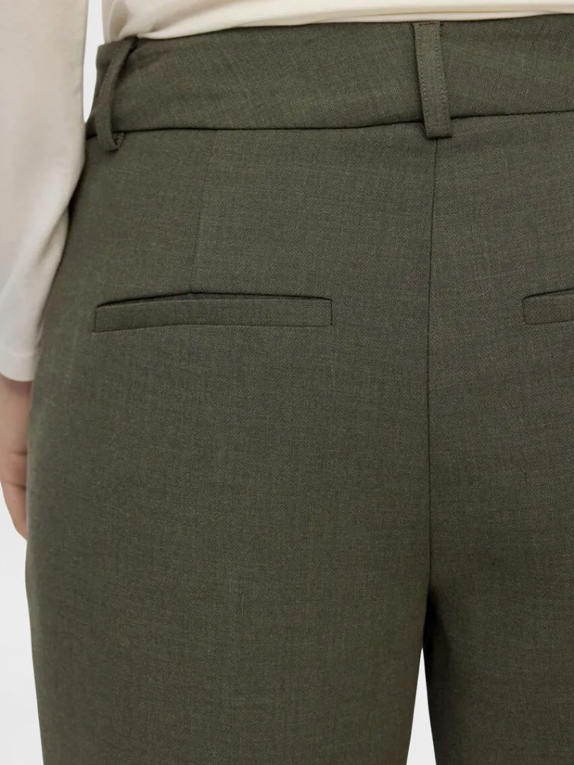 cropped_tapered_bukser_3.webp Bukser>SELECTED CROPPED TAPERED BUKSER Green