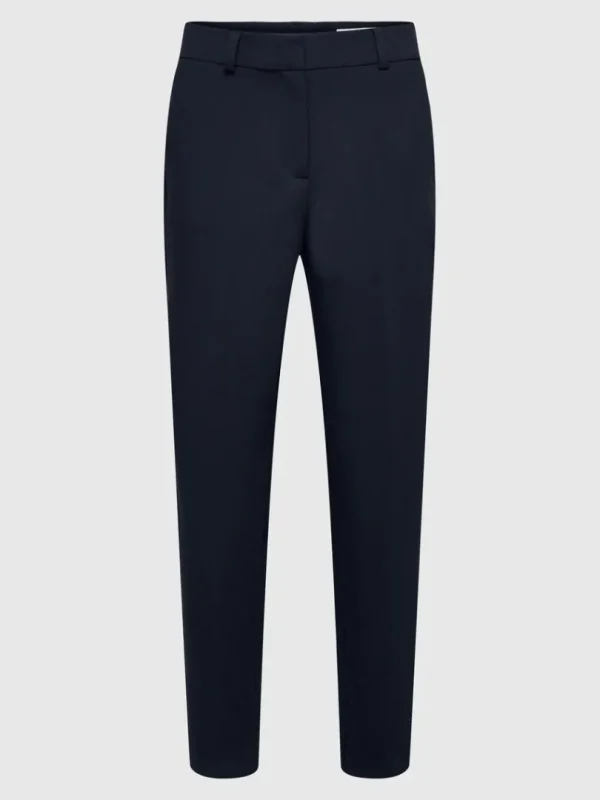 Bukser>SELECTED CROPPED TAPERED BUKSER Blue