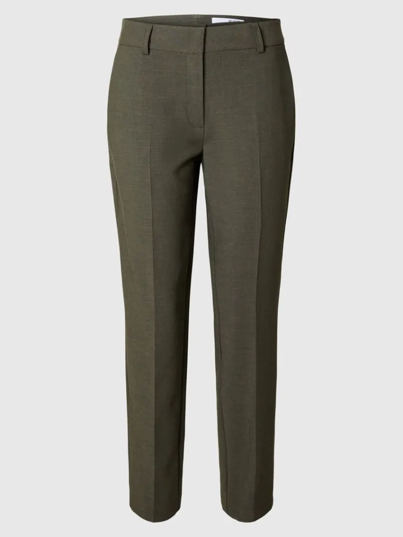 cropped_tapered_bukser_5.webp Bukser>SELECTED CROPPED TAPERED BUKSER Green